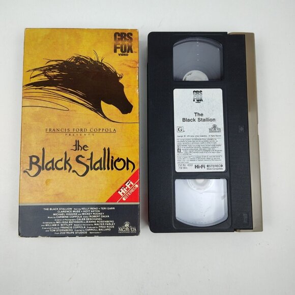 Lot Of (2) Vintage VHS Tapes Cassette Black Stallion Officer & Gentleman USED - Picture 7 of 8